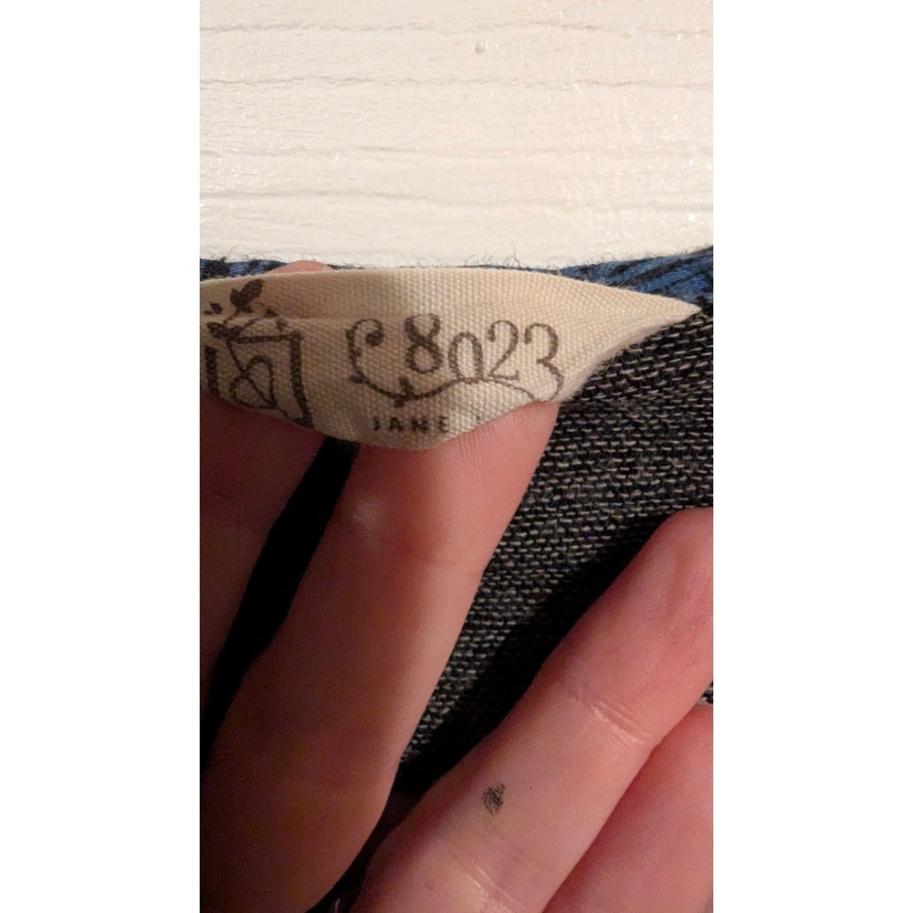 Jane 8023 Textured Patchwork Dress Asymmetric Nec… - image 6